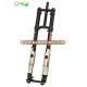 RisunMotor DNM Bike Fork USD-8 Double Shoulder Downhill DH/ FR Front Fork Bicycle Air Suspension Travel 203mm Stealth Bomber